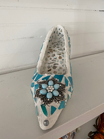 Heirloom Shoe Blue -$125