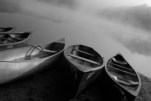 Fog Rolls In B&W          Award Winner