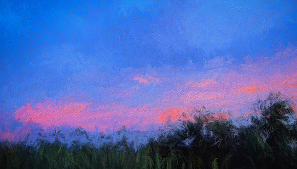 Sunset in Blue