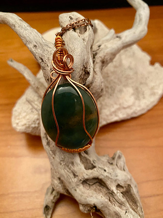 Moss Agate/ Copper $39